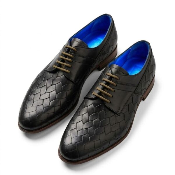 Zapato en cuero fantasía escama (Arcabuz Golfer)