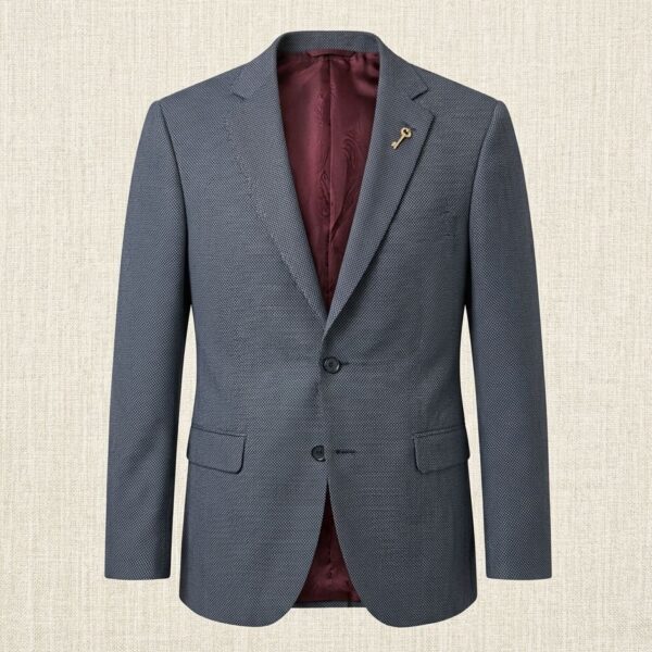 Saco slim fit fantasía punto (El Club de La Llave de Lord´s)