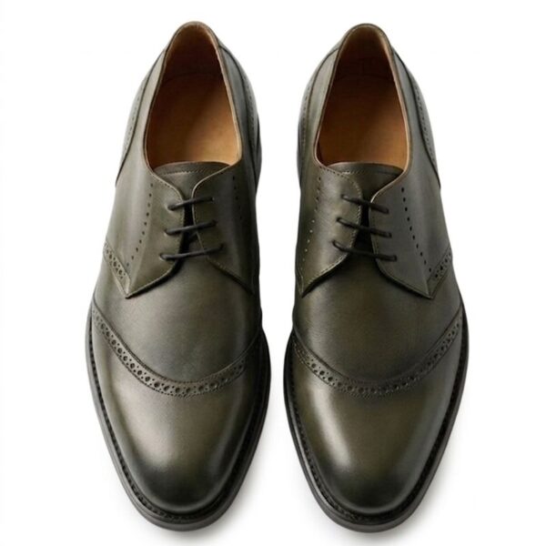 Zapato cuero linea curva (Arcabuz Golfer)