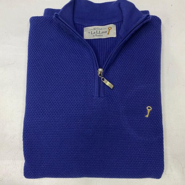 Sweater 1/2cierre en hilo tramado (El Club de La Llave de Lord´s)