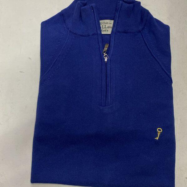 Sweater hilo 1/2cierre liso (El Club de La Llave de Lord´s)