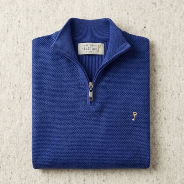 Sweater 1/2cierre en hilo tramado (El Club de La Llave de Lord´s)