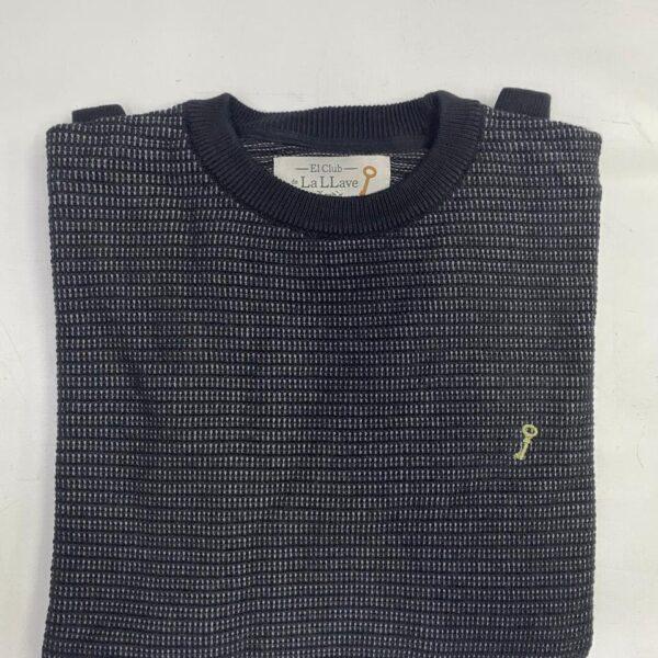 Sweater lana punto bicolor (El Club de La Llave de Lord´s)