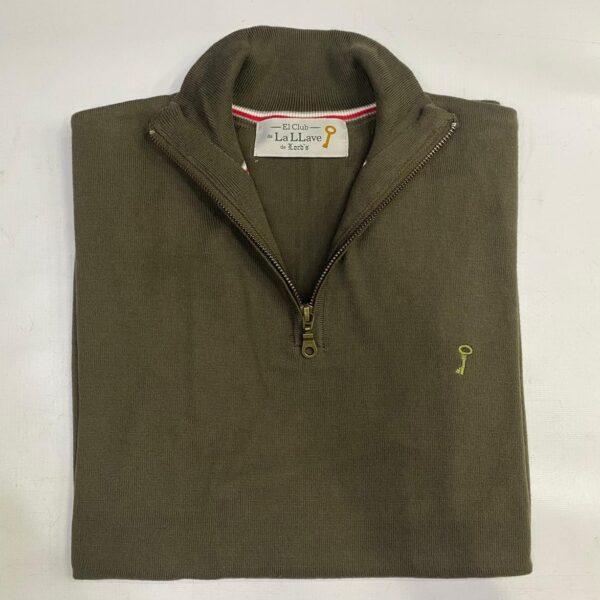 Sweater lana oveja medio cierre liso (El Club de La Llave de Lord´s)