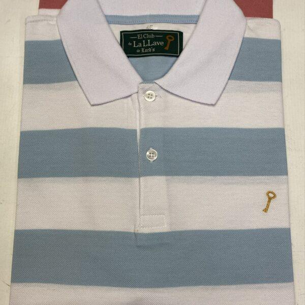 Remera cuello polo pique en pima (El Club de La Llave de Lord's)