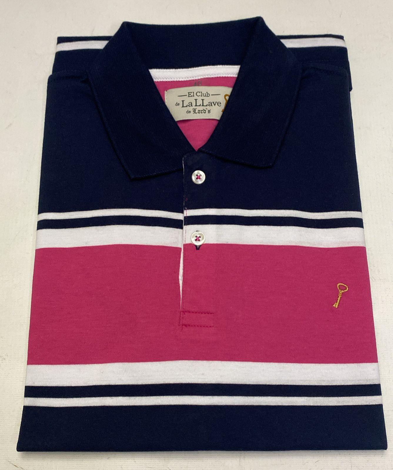 Remera cuello polo pima fantasía (El Club de La Llave de Lord's)