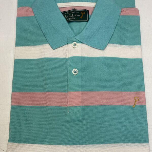 Remera cuello polo pique pima (El Club de La Llave de Lord's)