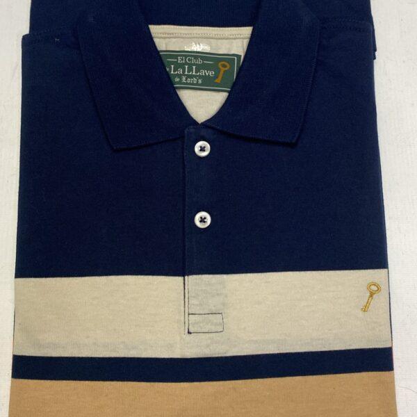 Remera cuello polo pima (El Club de La Llave de Lord's)
