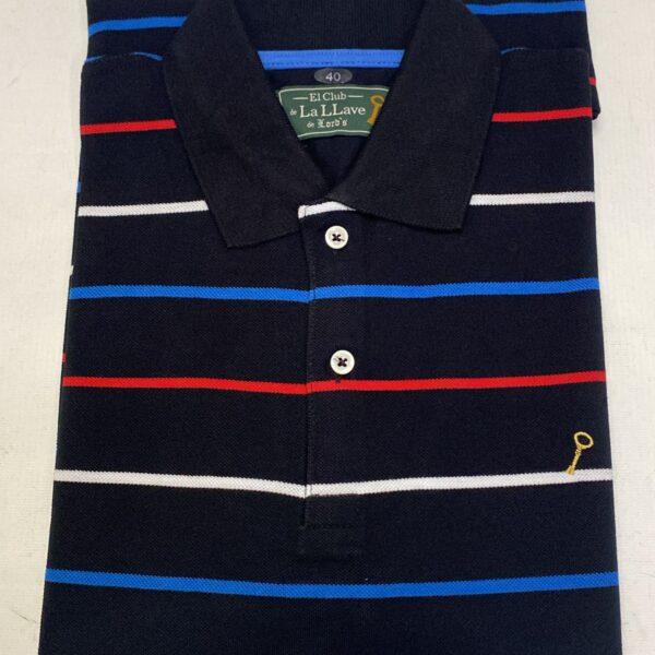 Remera cuello polo micro pique (El Club de La Llave de Lord's)