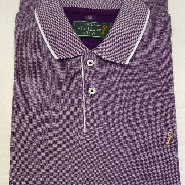 Remera cuello polo micro pique (El Club de La Llave de Lord's)