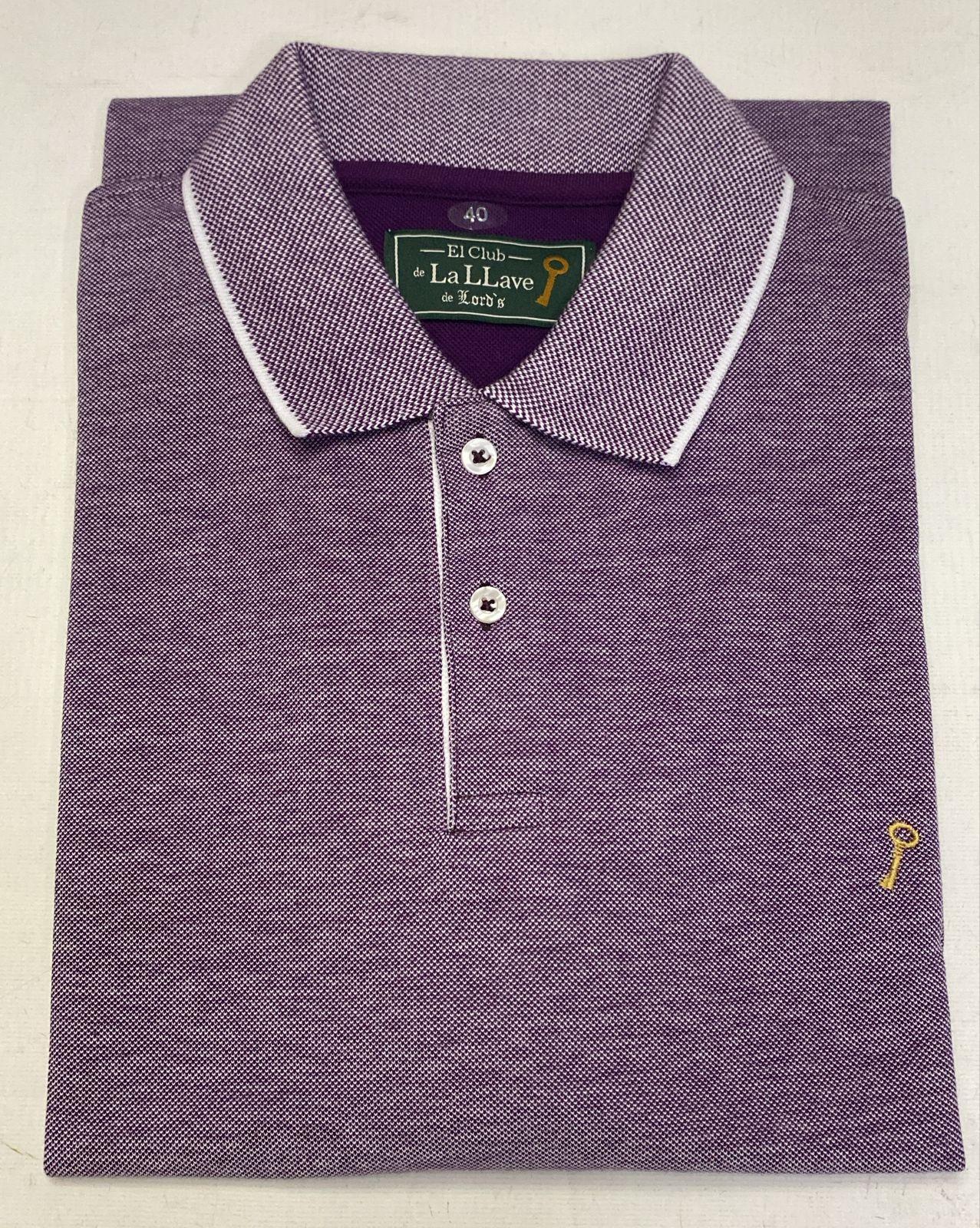 Remera cuello polo micro pique (El Club de La Llave de Lord's)